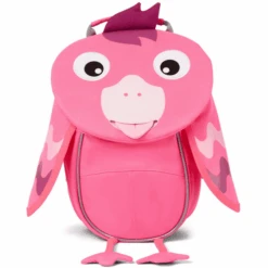 Affenzahn Kleine Freunde - Kinderrucksack: Flamingo, Neonpink