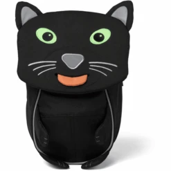 Affenzahn Kleine Freunde - Kinderrucksack: Panther, Schwarz