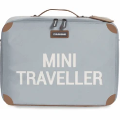 CHILDHOME Kinderkoffer Mini Traveller Grau / Altweiß