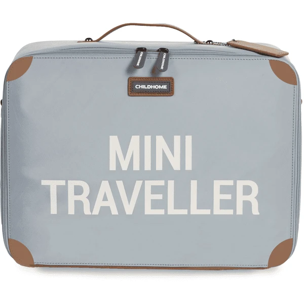 CHILDHOME Kinderkoffer Mini Traveller Grau / Altweiß 3 CHILDHOME Kinderkoffer Mini Traveller Grau / Altweiß