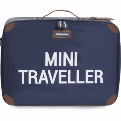CHILDHOME Kinderkoffer Mini Traveller Navy / Weiß