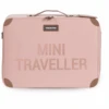 CHILDHOME Kinderkoffer Mini Traveller Rosa / Kupfer -Schulbedarf childhome kinderkoffer mini traveller rosa kupfer a301536