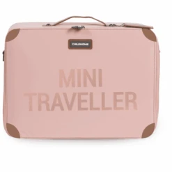 CHILDHOME Kinderkoffer Mini Traveller Rosa / Kupfer