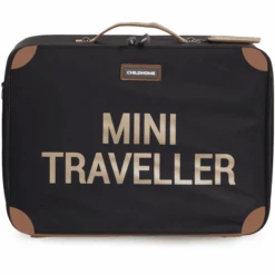 CHILDHOME Kinderkoffer Mini Traveller Schwarz / Gold