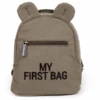 CHILDHOME Kinderrucksack My First Bag Canvas Khaki -Schulbedarf childhome kinderrucksack my first bag canvas khaki a326022