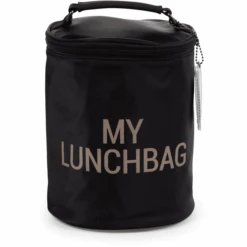 CHILDHOME Lunchbag Mit Isolierfutter Schwarz/gold