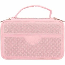 Depesche 3-Fach Federtasche GLAM Inkl. Stifte TOPModel 20 X 14,5 Cm Rosa