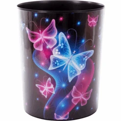 Goldbuch Papierkorb Schmetterling