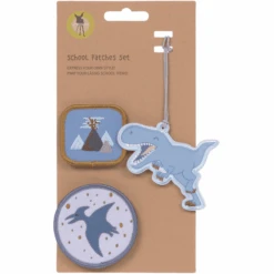 LÄSSIG School Patches Set Dinosaur