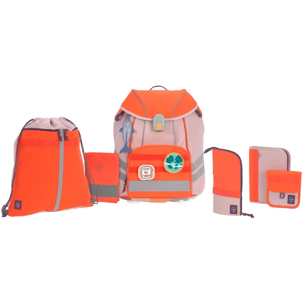 LÄSSIG Schulranzen-Set 7-tlg. Flexy Unique Beginner Rose/neon-orange 3 LÄSSIG Schulranzen-Set 7-tlg. Flexy Unique Beginner Rose/neon-orange