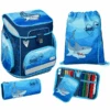 Scooli EasyFit Schulranzen-Set Shark Alarm, 5-tlg. -Schulbedarf scooli easyfit schulranzen set shark alarm 5 tlg a337531