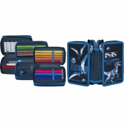 Scooli Triple Decker Jurassic World, Gefülltes Schüleretui