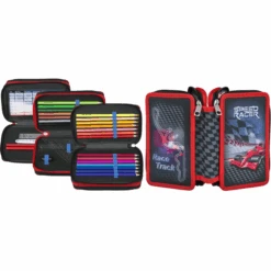 Scooli Triple Decker Speed Racer, Gefülltes Schüleretui