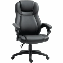 Vinsetto Bürostuhl Mit Rollen Schwarz